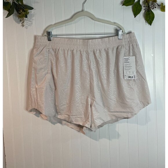 Athleta Womens Printed Hustle 3" Shorts 2X Featherweight Stretch Recycled - Picture 14 of 15